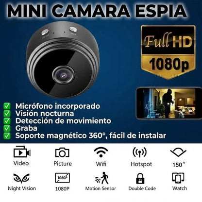 MINI CÁMARA HDVISION N1 - WIFI 1080P - MINI Y DISCRETA - ENVÍO GRATIS